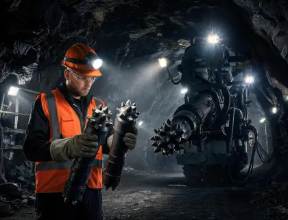 Rock tools specialist in underground mine